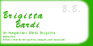 brigitta bardi business card